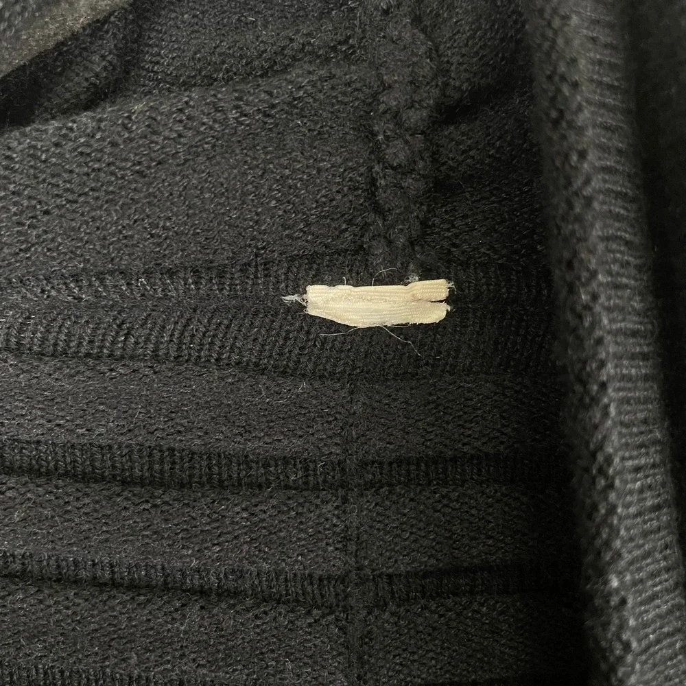 Lululemon Live Healthy‎ Wrap Draped Open Front Cashmere Cardigan Ruched Back XS